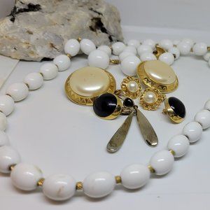 Monet lot necklace and earrings